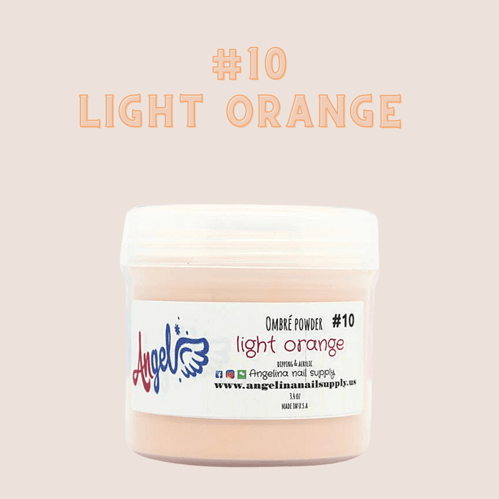 Angel Ombre Powder 10 Light Orange - Angelina Nail Supply NYC