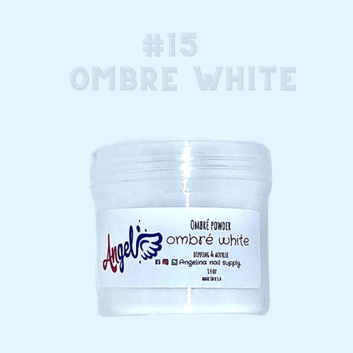 Angel Ombre Powder 15 Ombre White - Angelina Nail Supply NYC