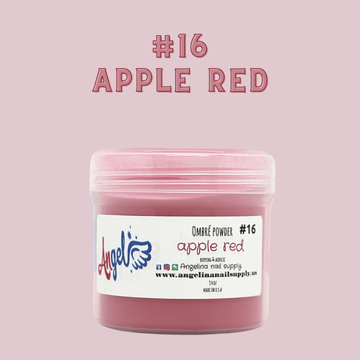 Angel Ombre Powder 16 Apple Red - Angelina Nail Supply NYC