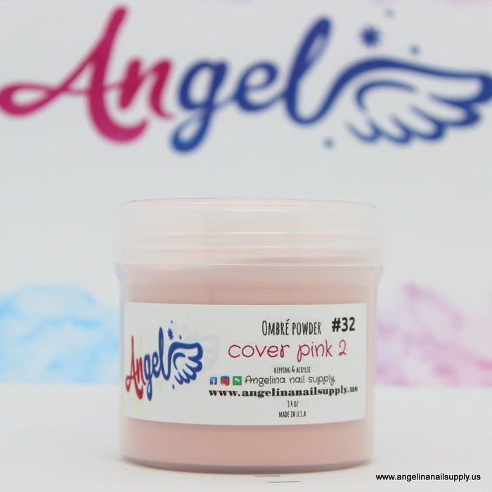 Angel Ombre Powder 32 Cover Pink 2 - Angelina Nail Supply NYC