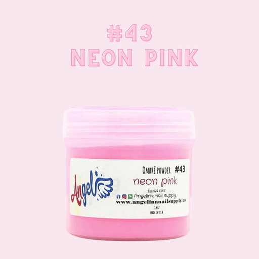 Angel Ombre Powder 43 Neon Pink - Angelina Nail Supply NYC