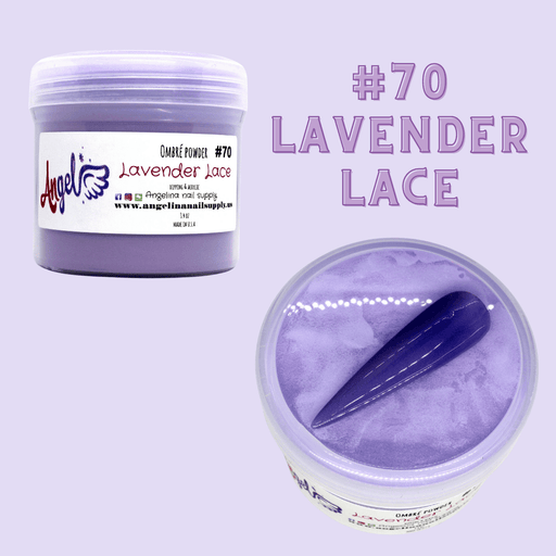 Angel Ombre Powder 70 Lavender Lace - Angelina Nail Supply NYC