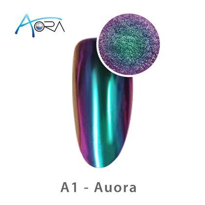 Aora Chrome Powder A01 Auora - Angelina Nail Supply NYC
