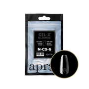 Aprés Refill Bags Natural Coffin Short (50pcs/pack) - Angelina Nail Supply NYC