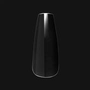 Aprés Tips Natural - Coffin - Medium - Angelina Nail Supply NYC