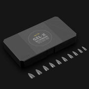 Aprés Tips Natural - Stiletto - Medium - Angelina Nail Supply NYC