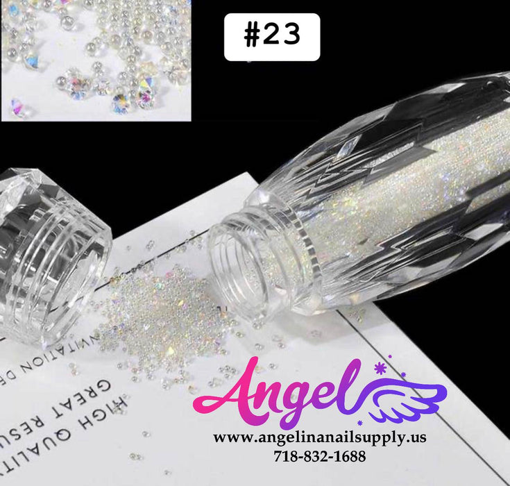 Caviar Beads Pixie Crystal Tiny Rhinestones - Angelina Nail Supply NYC