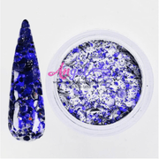 Chameleon Holographic Flakes Galaxy Acrylic Powder (12 color) - Angelina Nail Supply NYC