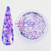 Chameleon Holographic Flakes Galaxy Acrylic Powder (12 color) - Angelina Nail Supply NYC