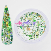 Chameleon Holographic Flakes Galaxy Acrylic Powder (12 color) - Angelina Nail Supply NYC