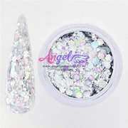 Chameleon Holographic Flakes Galaxy Acrylic Powder (12 color) - Angelina Nail Supply NYC