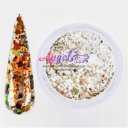 Chameleon Holographic Flakes Galaxy Acrylic Powder (12 color) - Angelina Nail Supply NYC