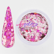 Chameleon Holographic Flakes Galaxy Acrylic Powder (12 color) - Angelina Nail Supply NYC