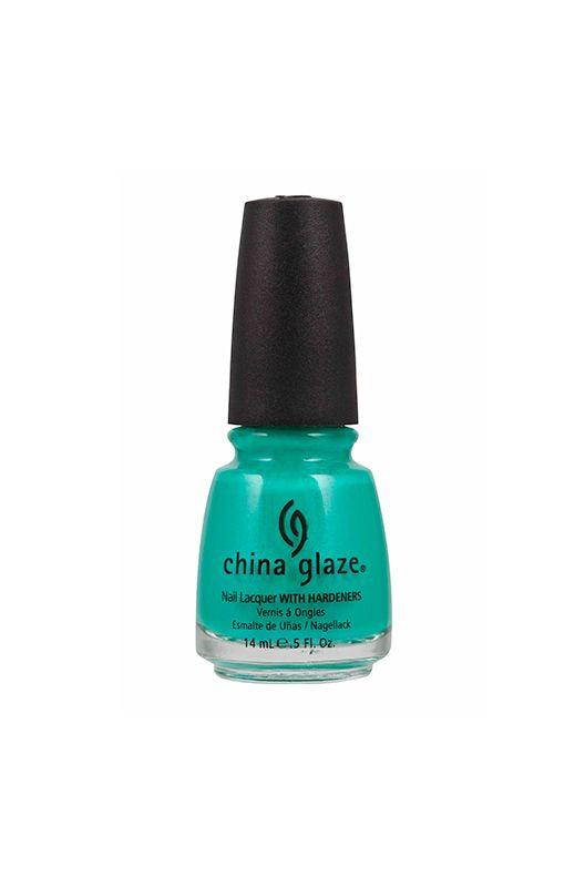 China Glaze Polish 1007 Turned Up Turquoise - Angelina Nail Supply NYC