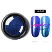 Chrome Mirror Powder Pigment MCB 12 Colors Pack - Angelina Nail Supply NYC