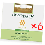 Clean + Easy® Original Wax Refill Case/6Boxes/72pcs - Angelina Nail Supply NYC