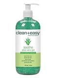 Clean Easy Soothe Aloe Vera Gel 16 oz (box) - Angelina Nail Supply NYC