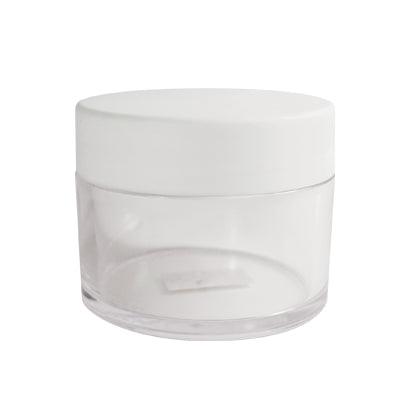 Clear Plastic Jar - Angelina Nail Supply NYC