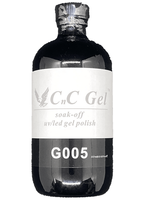 CNC Gel G005 Black - Gel Refill (8oz) - Angelina Nail Supply NYC