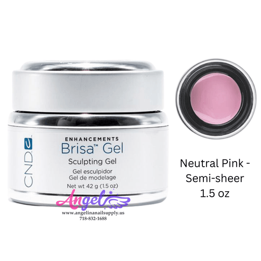 CND Brisa Gel Neutral Pink Semi-Sheer - Angelina Nail Supply NYC