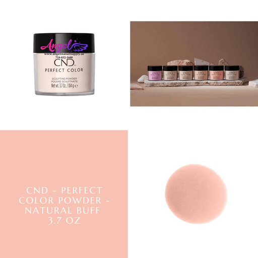 CND - Perfect Color Powder - Natural Buff 3.7 oz - Angelina Nail Supply NYC