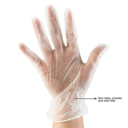 Colortrak Clear Vinyl Glove | Size: Medium - Angelina Nail Supply NYC