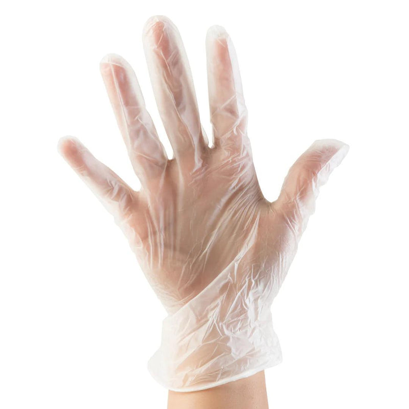 Colortrak Clear Vinyl Glove | Size: Medium - Angelina Nail Supply NYC