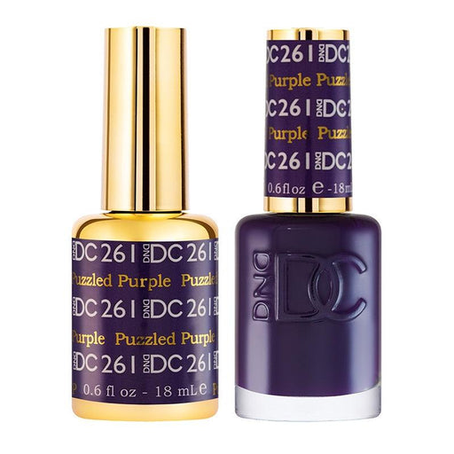 DC Duo 261 Puzzled Purple - Angelina Nail Supply NYC