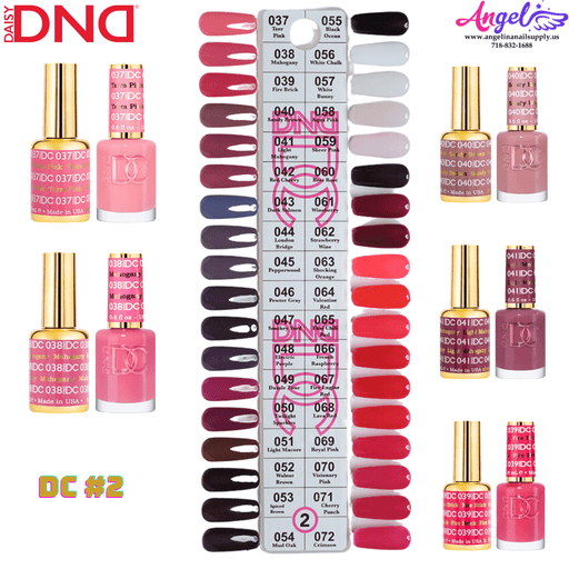 DC2 Collection #2 (Full Set 36 Colors #37 - #72) - Angelina Nail Supply NYC