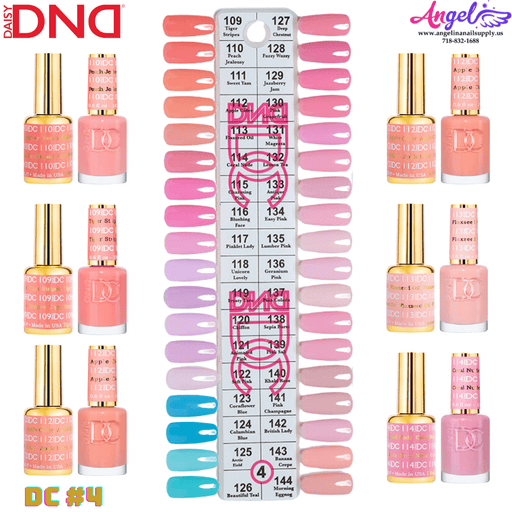 DC4 Collection #4 (Full Set 36 Colors #109 - #144) - Angelina Nail Supply NYC