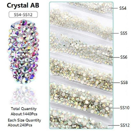 Diamond Mix Size Package - Angelina Nail Supply NYC