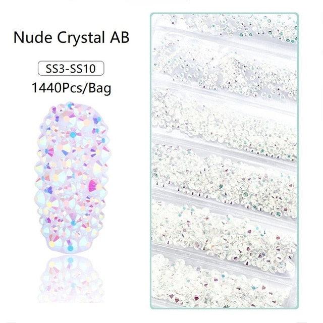 Diamond Mix Size Package - Angelina Nail Supply NYC