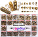 Diamond - Rhinestone Box set 600pcs + 2500pcs - Angelina Nail Supply NYC