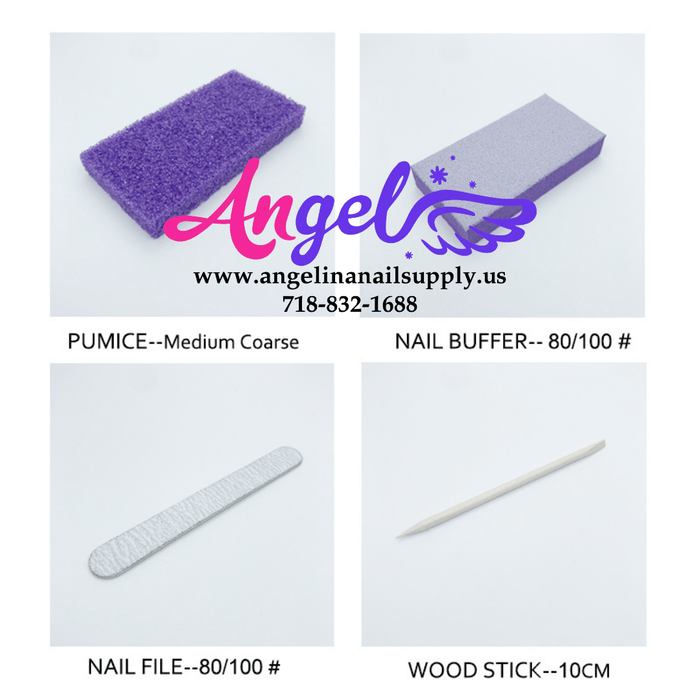 DND - Disposable Manicure Pedicure Kit (4in1) - Angelina Nail Supply NYC