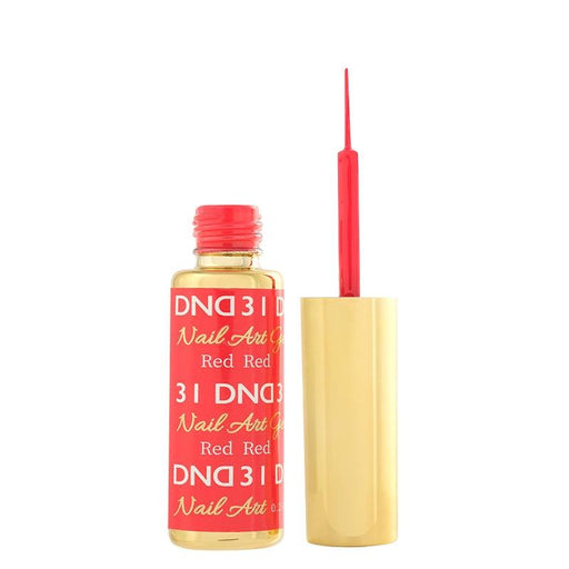DND Gel Art 31 Hot Red - Angelina Nail Supply NYC