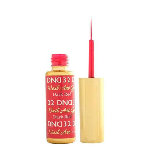 DND Gel Art 32 Dark Red - Angelina Nail Supply NYC