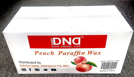 DND Paraffin Wax Peach (box/36lbs) - Angelina Nail Supply NYC