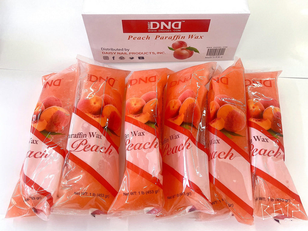 DND Paraffin Wax Peach (case/6lbs) — Angelina Nail Supply NYC