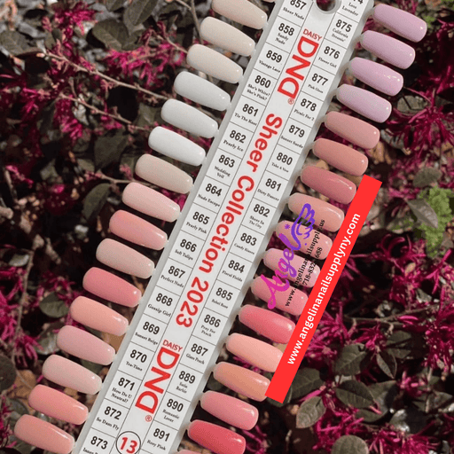 DND Sheer Collection DND13 Color Swatch - Angelina Nail Supply NYC