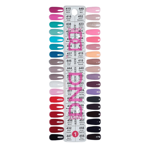 DND1 Collection Color Swatch Only - Angelina Nail Supply NYC