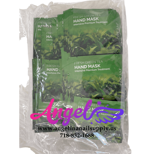 Dream - Collagen Green Tea Gloves - pack/50 pairs - Angelina Nail Supply NYC