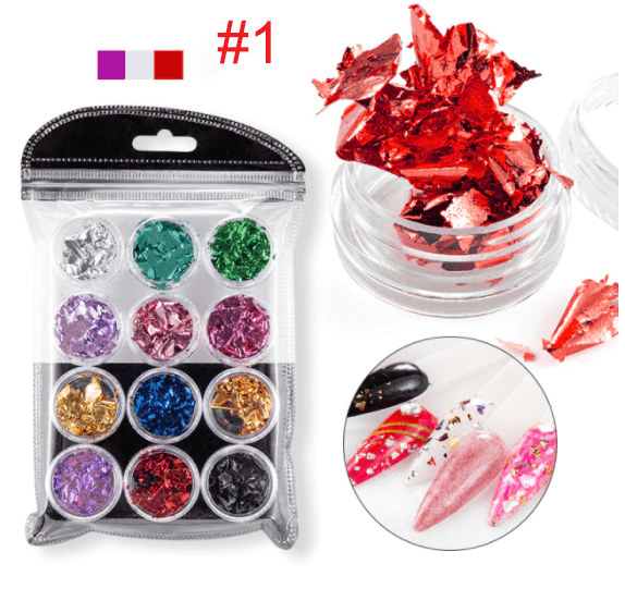 Foil Flake Dust - Angelina Nail Supply NYC