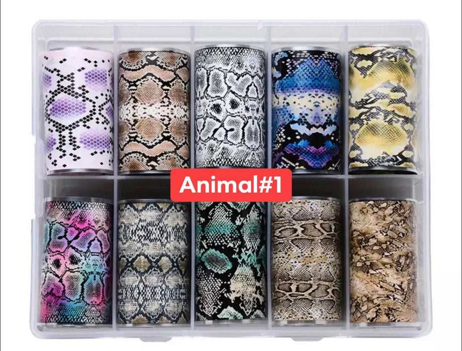 Foil Paper Box (10 designs/box) - Angelina Nail Supply NYC