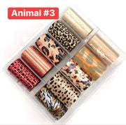 Foil Paper Box (10 designs/box) - Angelina Nail Supply NYC