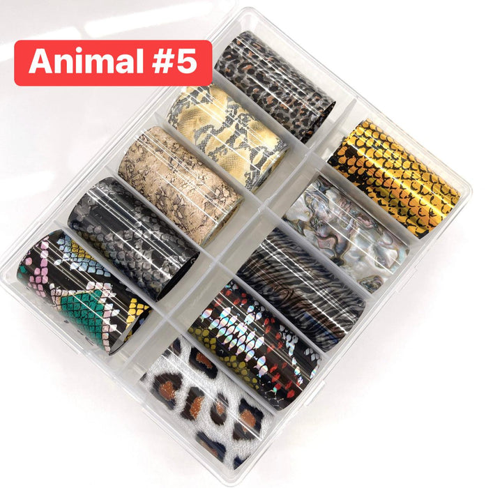 Foil Paper Box (10 designs/box) - Angelina Nail Supply NYC