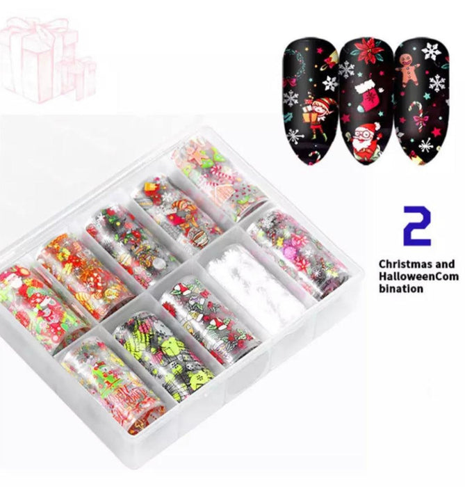 Foil Paper Box (10 designs/box) - Angelina Nail Supply NYC