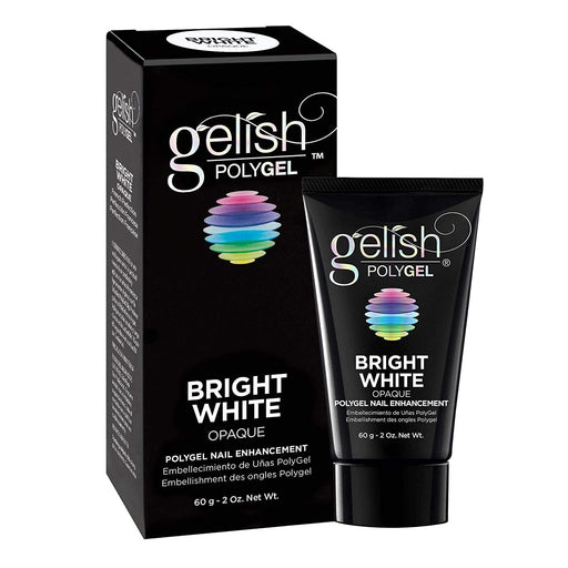 Gelish PolyGel | Bright White (2oz) - Angelina Nail Supply NYC