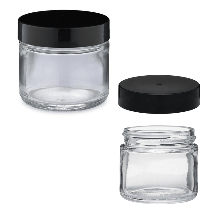 Glass Jar - Cup - Angelina Nail Supply NYC