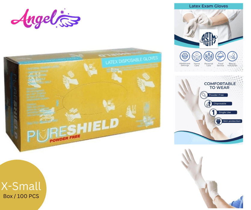 Gloves Pureshield (Box / 100 PCS) - Angelina Nail Supply NYC