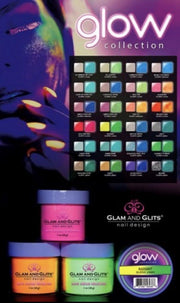 GLOW TO DARK POWDER | FULL SET 48 COLOR - Angelina Nail Supply NYC